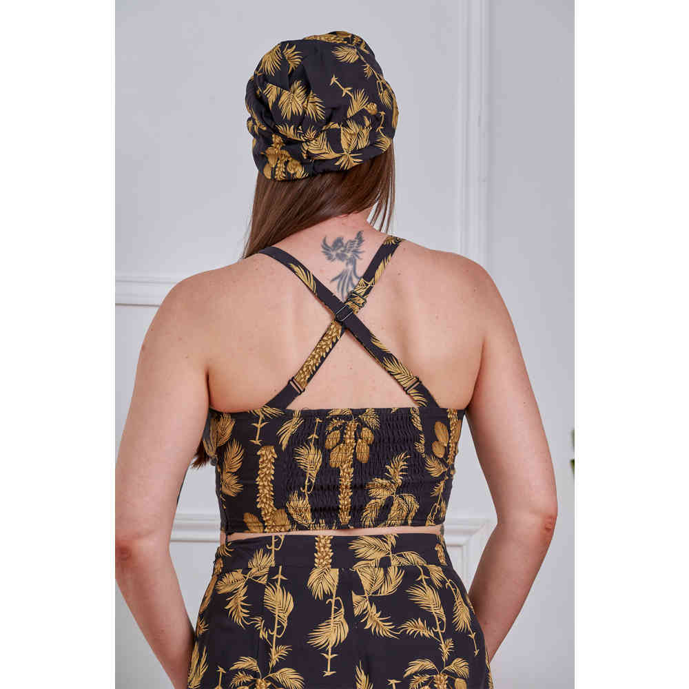 Banned - Aurora Golden Hour Crop top - Black